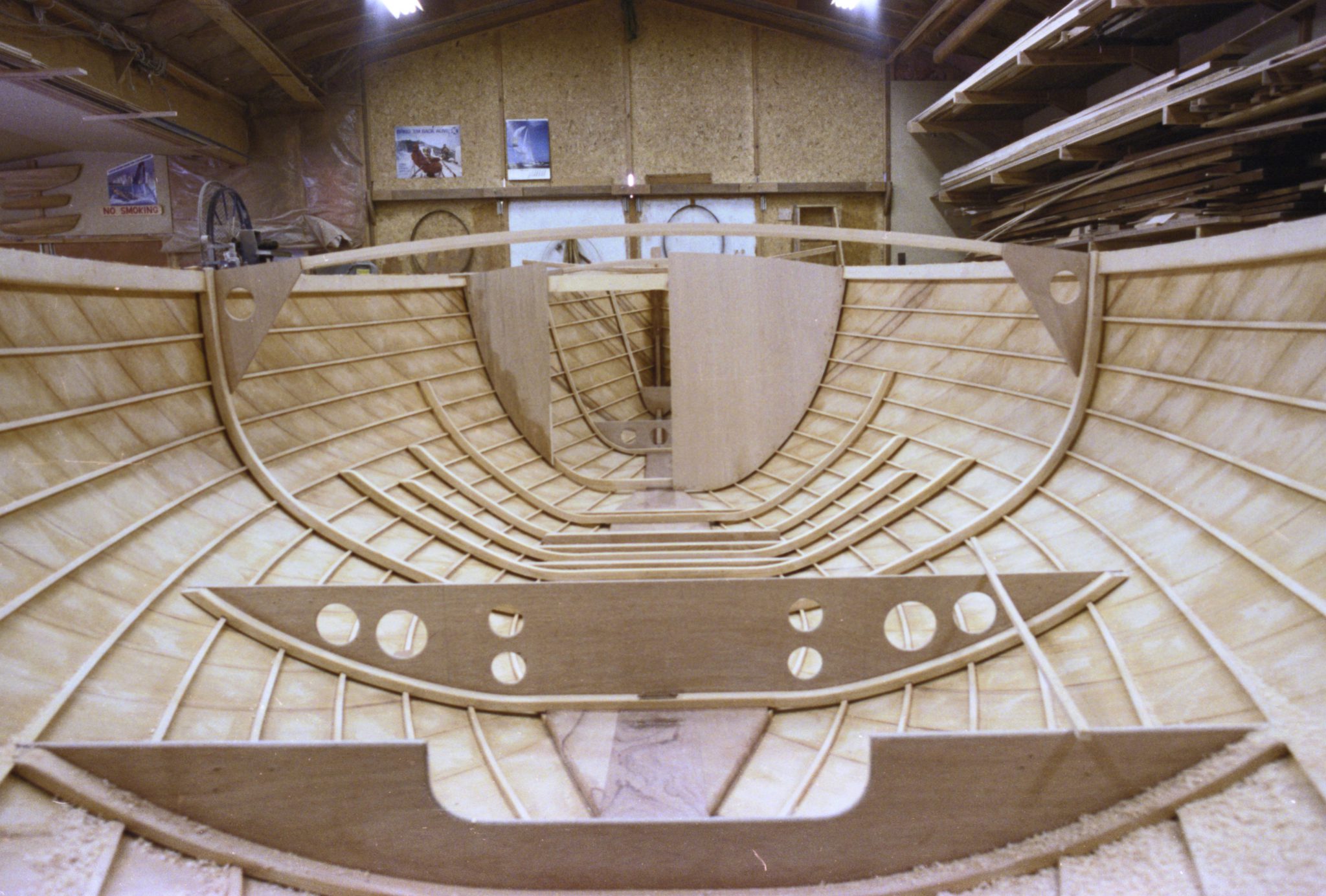 Interior hull detail